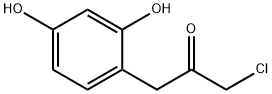 3-Chloro-1-(2,4-dihydroxyphenyl)propan-2-one 结构式