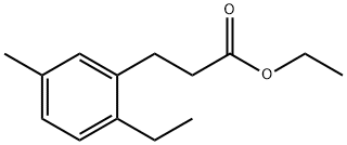 Ethyl 2-ethyl-5-methylphenylpropanoate 结构式