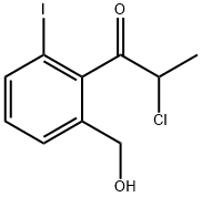2-(2-Chloropropanoyl)-3-iodobenzylalcohol Struktur