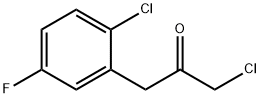 1-Chloro-3-(2-chloro-5-fluorophenyl)propan-2-one 结构式