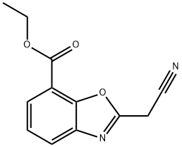 Ethyl 2-(cyanomethyl)benzo[d]oxazole-7-carboxylate,1804080-74-7,结构式