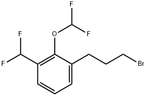 3-(3-Bromopropyl)-2-(difluoromethoxy)benzodifluoride Structure
