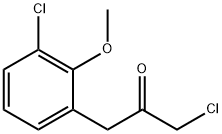 1-Chloro-3-(3-chloro-2-methoxyphenyl)propan-2-one,1804171-87-6,结构式