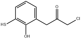 2-(3-Chloro-2-oxopropyl)-6-mercaptophenol Structure