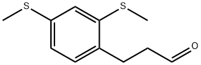 (2,4-Bis(methylthio)phenyl)propanal Structure