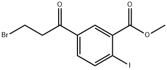 Methyl 5-(3-bromopropanoyl)-2-iodobenzoate,1804226-18-3,结构式