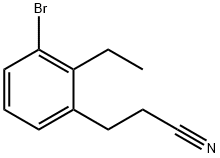 3-Bromo-2-ethylphenylpropanenitrile 结构式