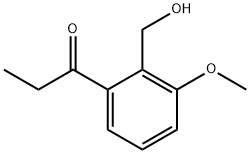 2-Methoxy-6-propionylbenzylalcohol 结构式