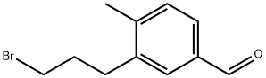 3-(3-Bromopropyl)-4-methylbenzaldehyde Struktur