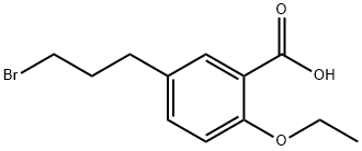 5-(3-Bromopropyl)-2-ethoxybenzoic acid,1804284-74-9,结构式