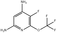 4,6-Diamino-3-fluoro-2-(trifluoromethoxy)pyridine 结构式