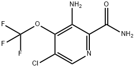 3-Amino-5-chloro-4-(trifluoromethoxy)pyridine-2-carboxamide Structure