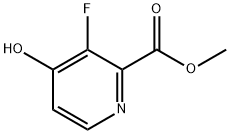 3-氟-4-羟基吡啶甲酸甲酯 结构式