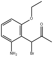1-(2-Amino-6-ethoxyphenyl)-1-bromopropan-2-one 结构式