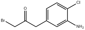 1-(3-Amino-4-chlorophenyl)-3-bromopropan-2-one 结构式