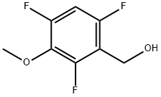 3-Methoxy-2,4,6-trifluorobenzyl alcohol Struktur