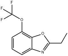 2-Ethyl-7-(trifluoromethoxy)benzo[d]oxazole 结构式