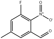 3-Fluoro-5-methyl-2-nitrobenzaldehyde 结构式