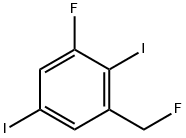 1,4-Diiodo-2-fluoro-6-(fluoromethyl)benzene,1804517-62-1,结构式