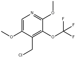 4-(Chloromethyl)-2,5-dimethoxy-3-(trifluoromethoxy)pyridine 结构式