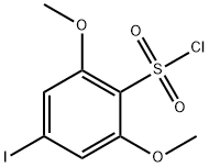 2,6-Dimethoxy-4-iodobenzenesulfonylchloride 结构式