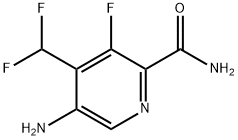 5-Amino-4-(difluoromethyl)-3-fluoropyridine-2-carboxamide 结构式