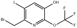 2-(Bromomethyl)-5-hydroxy-3-iodo-6-(trifluoromethoxy)pyridine Structure