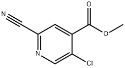 4-Pyridinecarboxylic acid, 5-chloro-2-cyano-, methyl ester|5-氯-2-氰基-4-吡啶甲酸甲酯