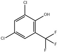 Phenol, 2,4-dichloro-6-(trifluoromethyl)- Struktur