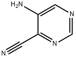 5-Amino-4-cyanopyrimidine Struktur