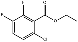ethyl 6-chloro-2,3-difluorobenzoate 结构式