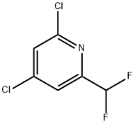 2,4-二氯-6-(二氟甲基)吡啶 结构式
