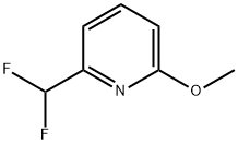 2-(Difluoromethyl)-6-methoxypyridine 结构式