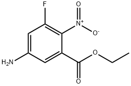 Ethyl 5-amino-3-fluoro-2-nitrobenzoate,1805398-50-8,结构式