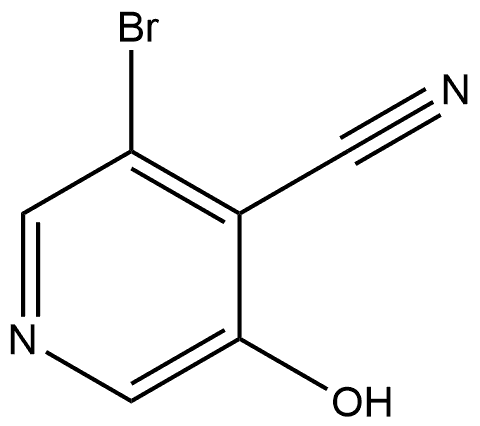 3-溴-5-羟基异烟腈 结构式