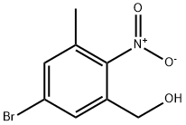 5-溴-3-甲基-2-硝基苄醇, 1805570-70-0, 结构式