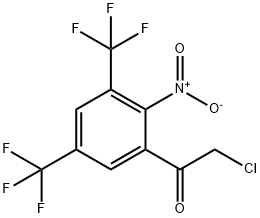 3',5'-Bis(trifluoromethyl)-2'-nitrophenacyl chloride 结构式