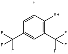 2,4-Bis(trifluoromethyl)-6-fluorothiophenol Structure