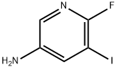 3-Pyridinamine, 6-fluoro-5-iodo- Struktur