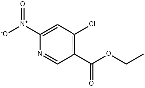 3-Pyridinecarboxylic acid, 4-chloro-6-nitro-, ethyl ester Structure