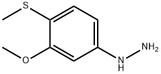 5-Hydrazinyl-2-(methylthio)anisole Struktur