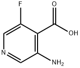 4-PYRIDINECARBOXYLIC ACID, 3-AMINO-5-FLUORO 结构式