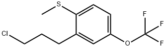 2-(3-Chloropropyl)-4-(trifluoromethoxy)thianisole 结构式