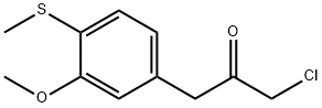 5-(3-Chloro-2-oxopropyl)-2-(methylthio)anisole,1805732-08-4,结构式