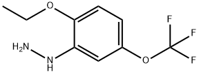 Hydrazine, [2-ethoxy-5-(trifluoromethoxy)phenyl]- Struktur
