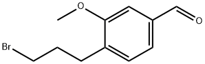 4-(3-Bromopropyl)-3-methoxybenzaldehyde 结构式