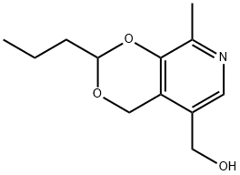 4H-1,3-Dioxino[4,5-c]pyridine-5-methanol, 8-methyl-2-propyl- Struktur