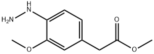 Methyl 4-hydrazinyl-3-methoxyphenylacetate Struktur