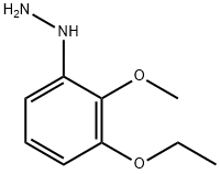 Hydrazine, (3-ethoxy-2-methoxyphenyl)- Struktur