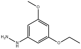 Hydrazine, (3-ethoxy-5-methoxyphenyl)- Structure